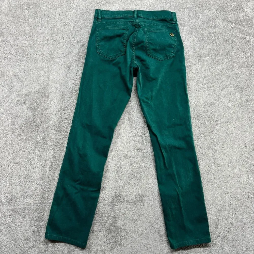 Tory Burch Super‎ Skinny Jeans Womens Size 26 Geen Denim